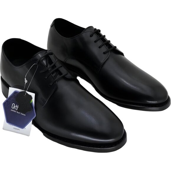 Anthony Veer Truman Men's Derby Lace-Up Leather Dress Shoes Black Size 7 - Picture 4 of 6